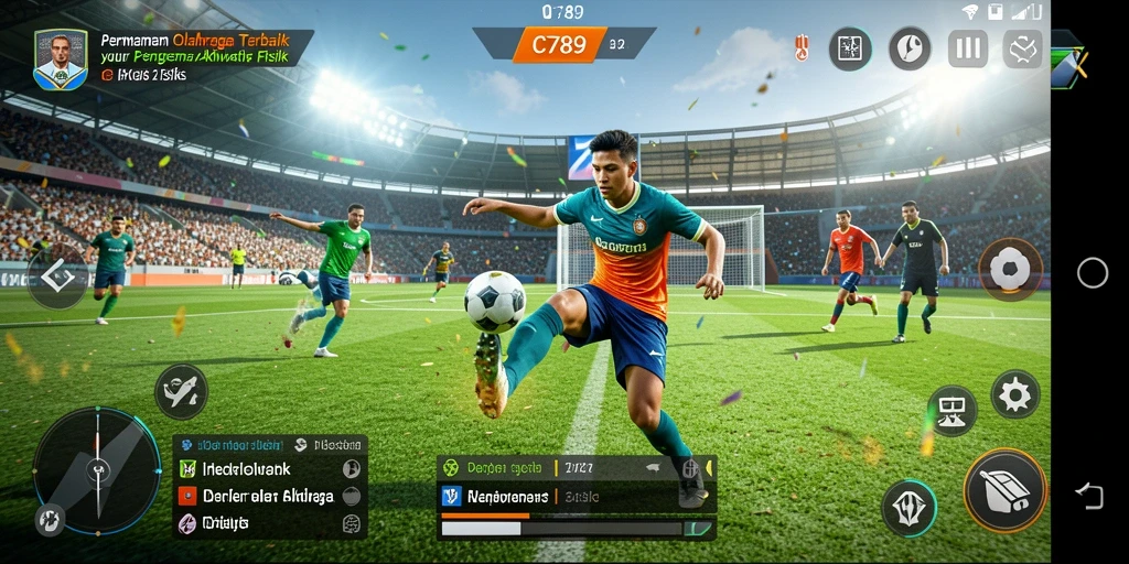 Gameplay C789 yang seru dan kompetitif di berbagai cabang olahraga.