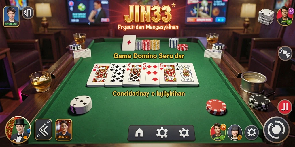 Menampilkan gameplay seru dan mengasyikkan dari JIN33 saat bermain Domino.
