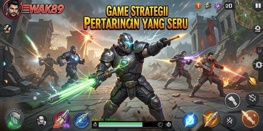 Tampilan menarik dari gameplay WAK89 yang penuh aksi.